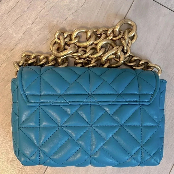 ZARA Quilted Chain Shoulder Bag - Picture 4 of 11